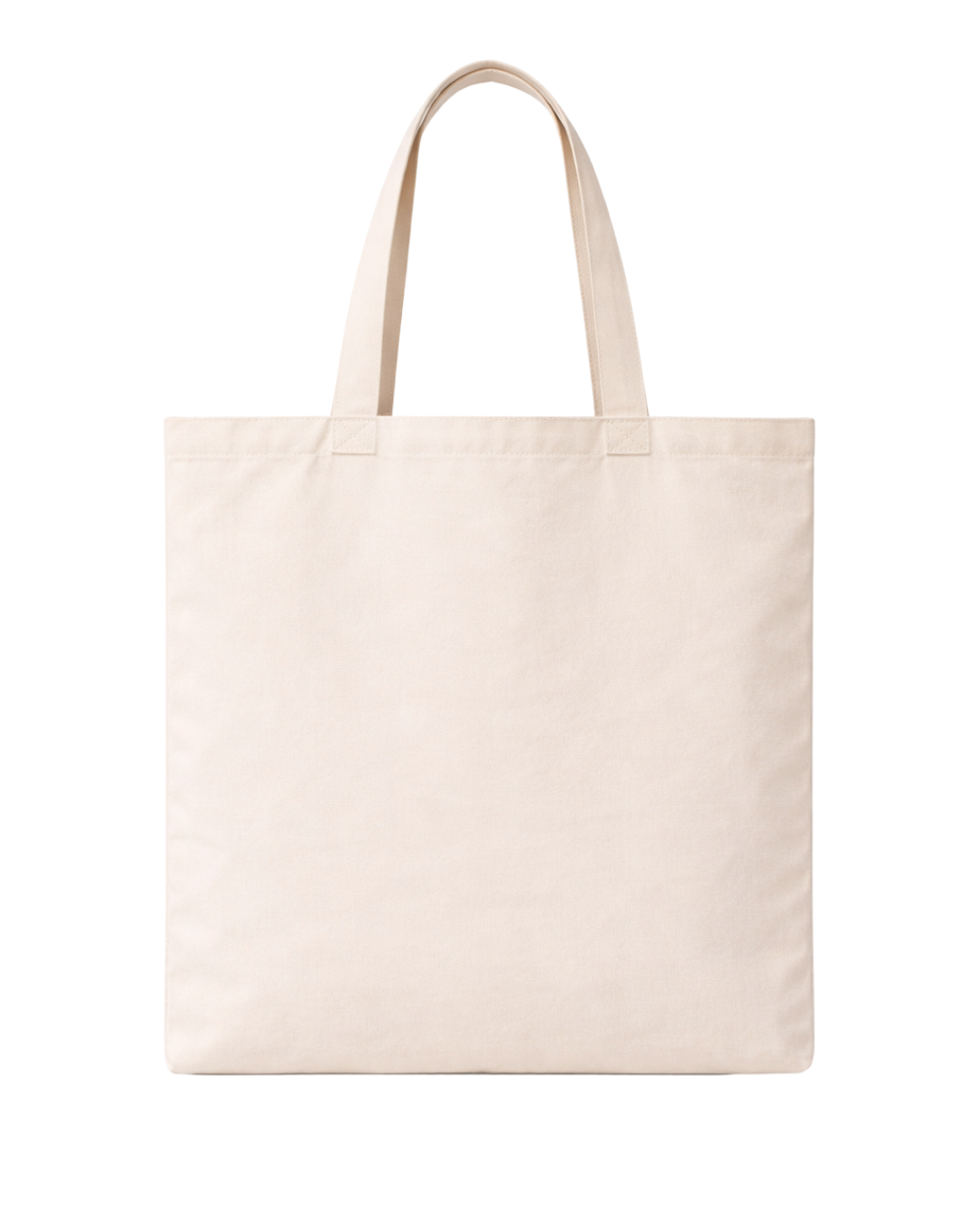 Canvas Tote Bag – Large กระเป๋าผ้าแคนวาสรวยไม่ไหวแล้ว รุ่น พ่อแก่มูนวอล์ค - Natural