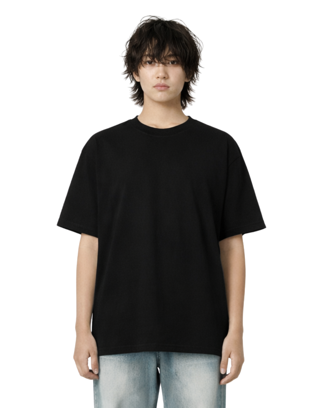 ์NICEHOP Sardine AXOLOT CLASSIC HEAVY 230 T-SHIRT - Black