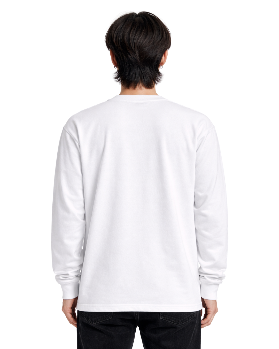PAHL.Racing Collebtion : White Long Sleeve T-Shirt