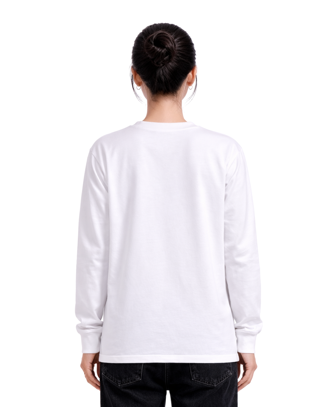 PAHL.Racing Collebtion : White Long Sleeve T-Shirt