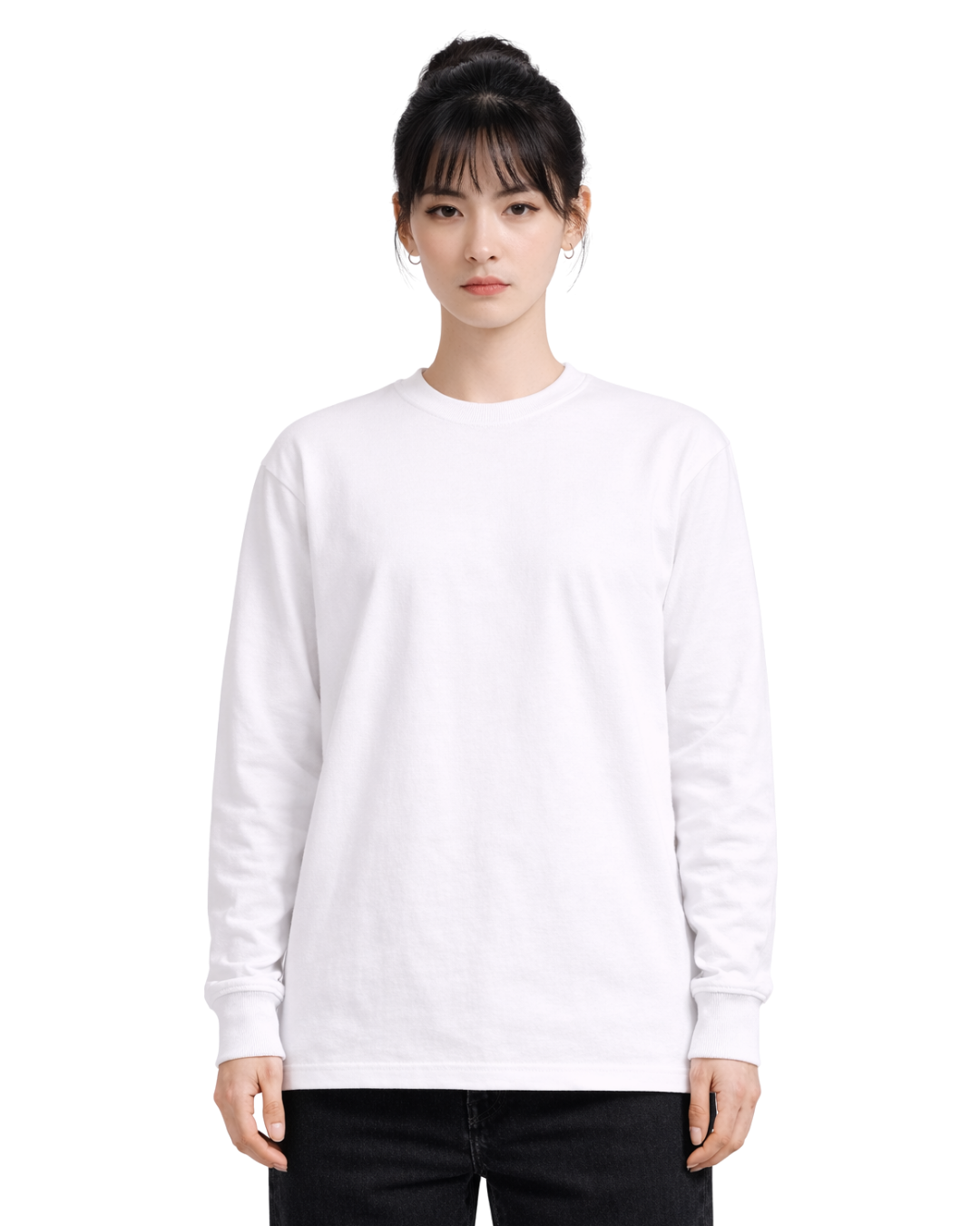 PAHL.Racing Collebtion : White Long Sleeve T-Shirt