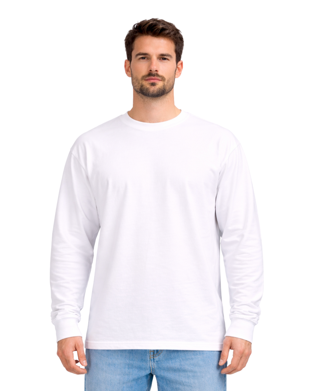 PAHL.Racing Collebtion : White Long Sleeve T-Shirt