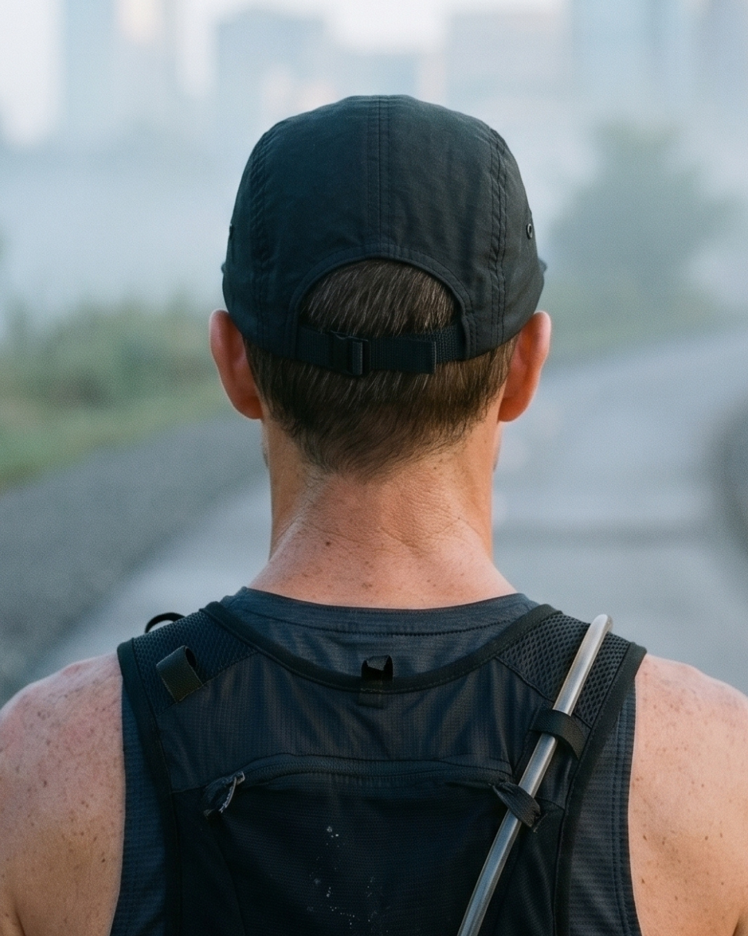 หมวกวิ่ง 5-Panel รุ่น “อีลิทแนวหลัง”  Lightweight Performance Fabric