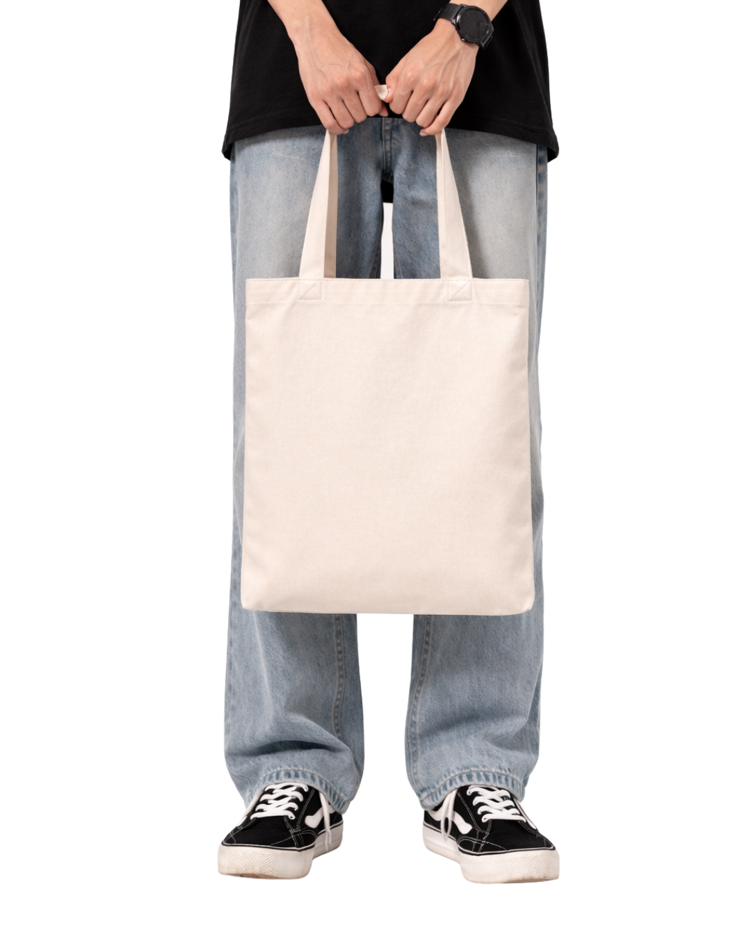 Canvas Tote Bag – Standard กระเป๋าผ้าแคนวาสรวยไม่ไหวแล้ว รุ่น กุมารทองฟิวชั่น