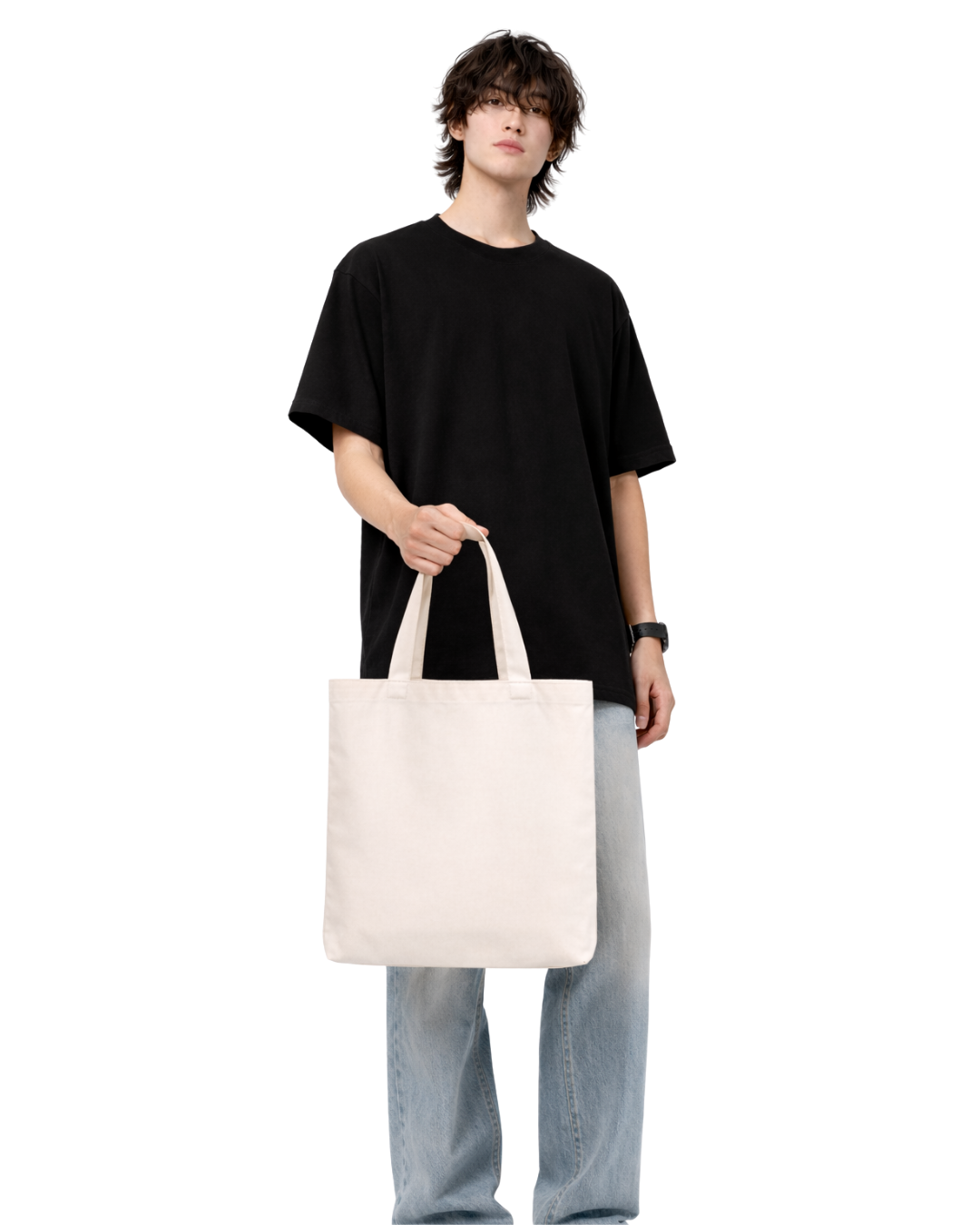 Canvas Tote Bag – Standard กระเป๋าผ้าแคนวาสรวยไม่ไหวแล้ว รุ่น กุมารทองฟิวชั่น