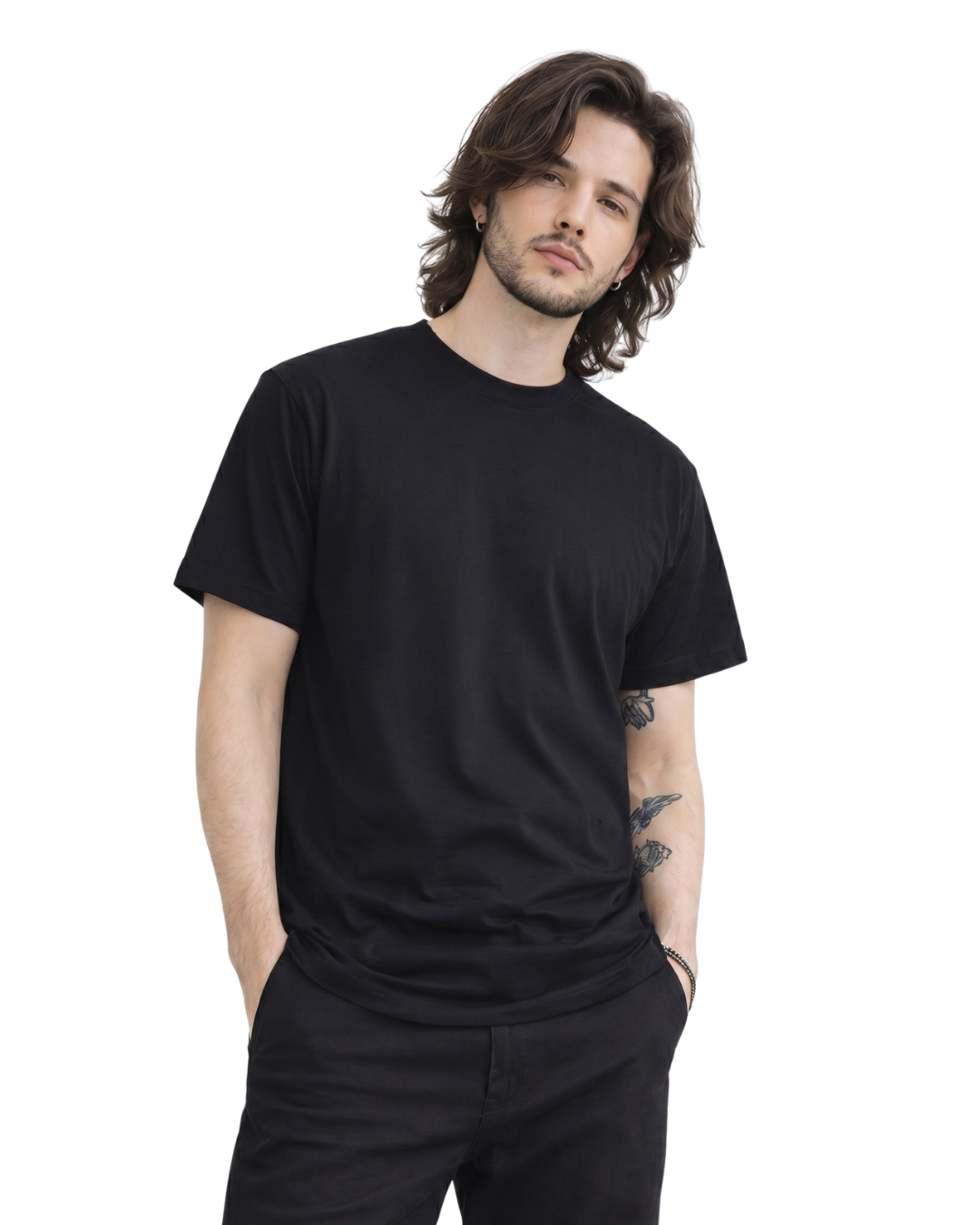 เสื้อยืด KIDs TEE 100 premium cotton  - BLACK