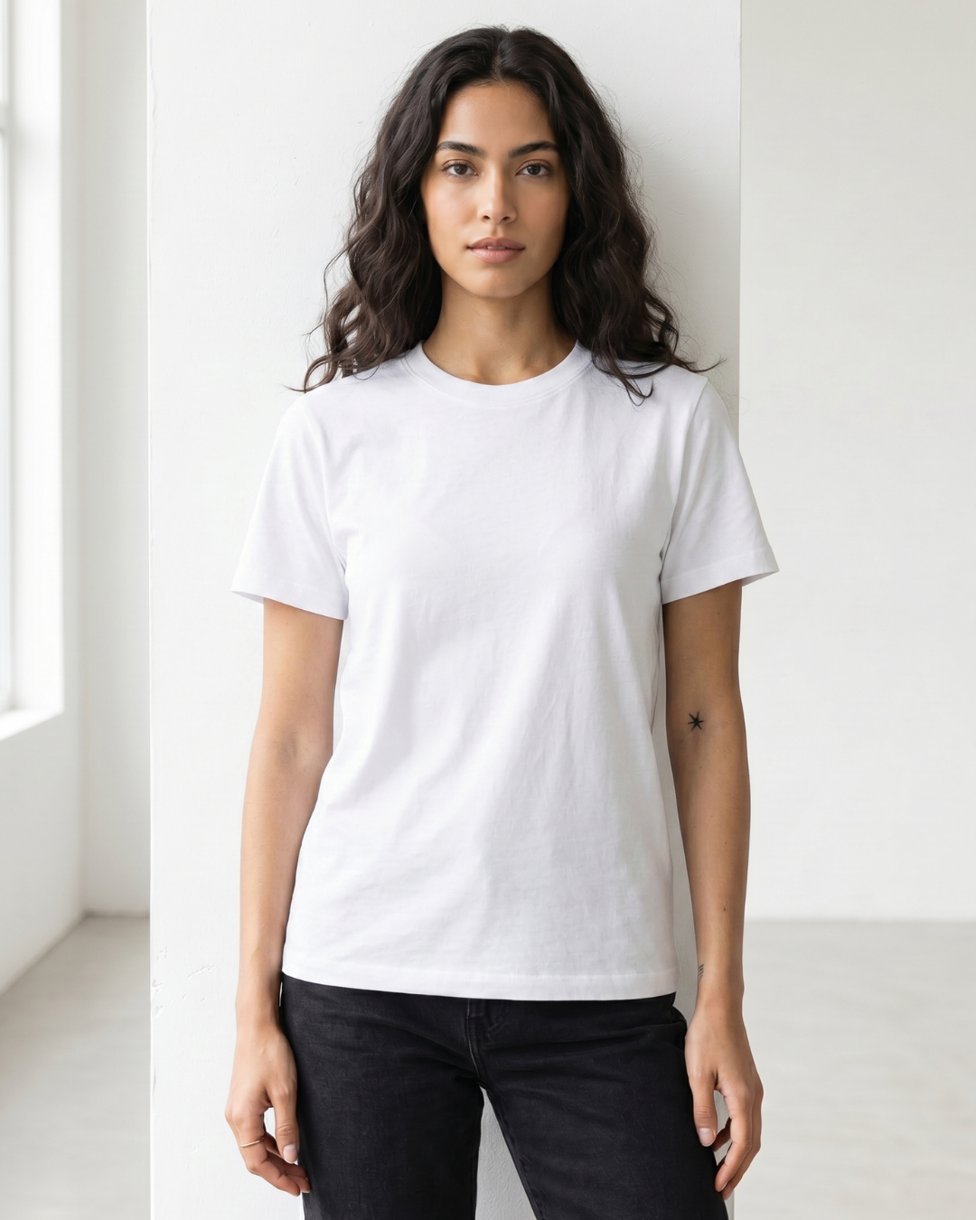 BASIC COTTON NO.30 COMB - WHITE